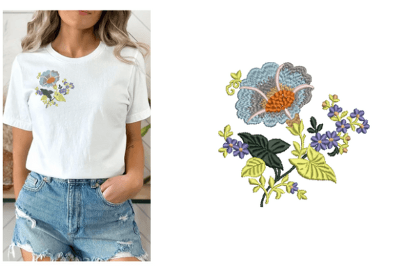 Beautiful Flower Embroidery Designs