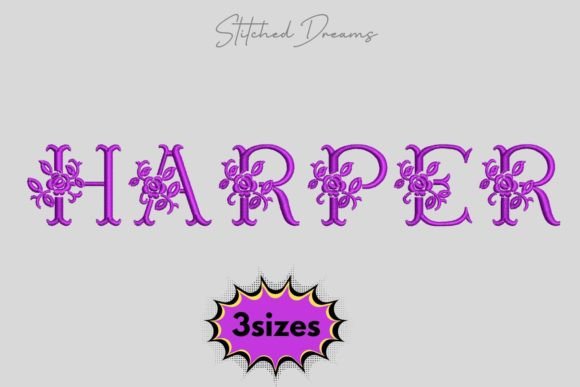 Harper Name Embroidery Design Review