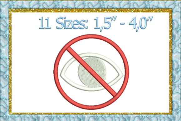 No Stare Label Machine Embroidery
